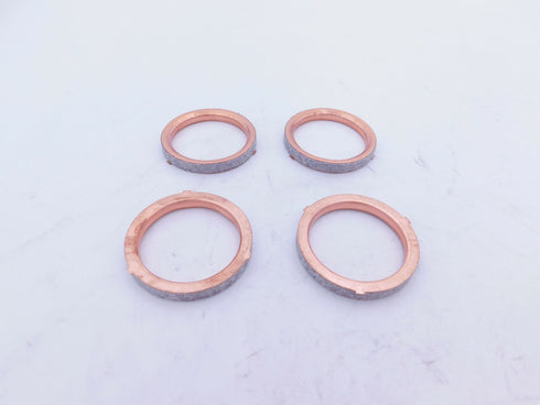 GENUINE SUZUKI OEM   GSXR 600 750 1000  OEM EXHAUST GASKETS 4 PACK (SEE FITMENT)